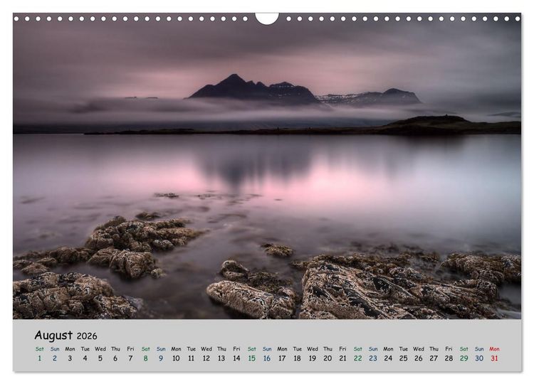 Produktbild: Natural scenery of Iceland (Wall Calendar 2026 DIN A3 landscape), CALVENDO 12 Month Wall Calendar