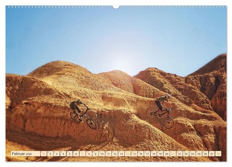 Produktbild: Mountainbike extrem (Wandkalender 2026 DIN A2 quer), CALVENDO Monatskalender