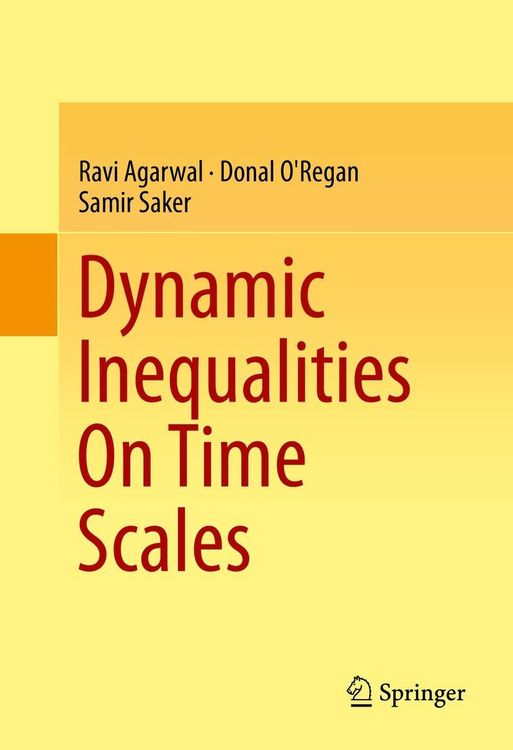Produktbild: Dynamic Inequalities On Time Scales