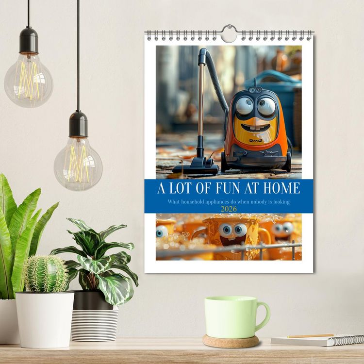 Produktbild: A Lot of Fun at home (Wall Calendar 2026 DIN A4 portrait), CALVENDO 12 Month Wall Calendar