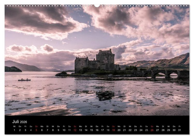 Produktbild: Die Highlands - Schottlands rauher Nordwesten (hochwertiger Premium Wandkalender 2026 DIN A2 quer), Kunstdruck in Hochglanz
