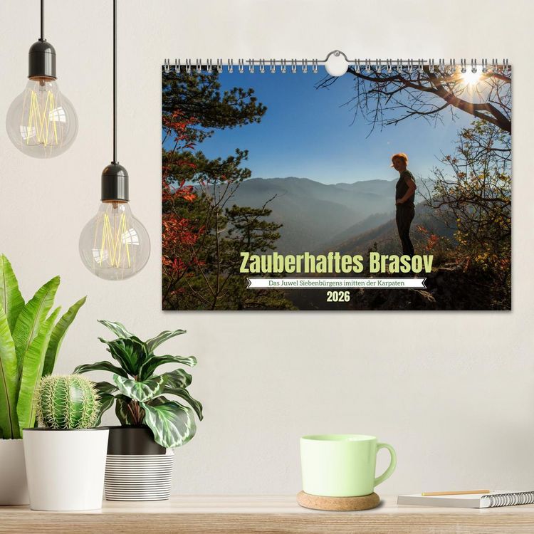Produktbild: Zauberhaftes Brasov - Das Juwel Siebenb&uuml;rgens imitten der Karpaten (Wandkalender 2026 DIN A4 quer), CALVENDO Monatskalender