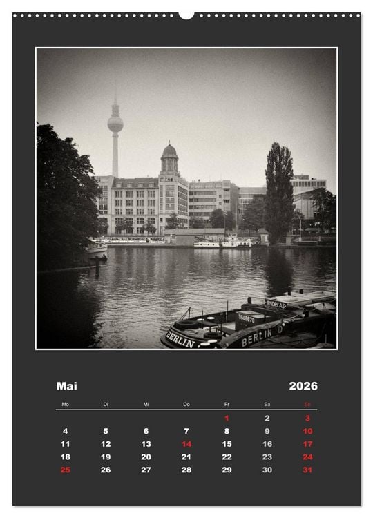 Produktbild: Berlin - Portrait einer Stadt (Wandkalender 2026 DIN A2 hoch), CALVENDO Monatskalender