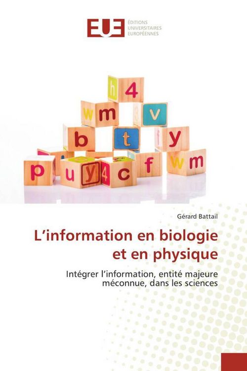 Produktbild: L'information en biologie et en physique