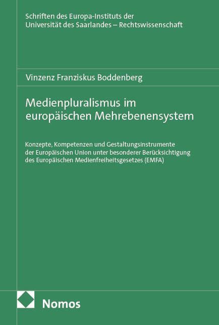 Produktbild: Medienpluralismus im europ&auml;ischen Mehrebenensystem