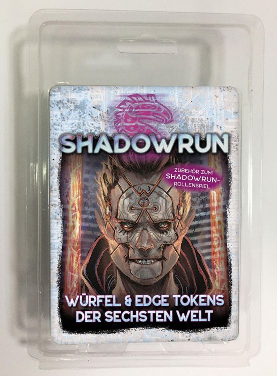 Produktbild: Shadowrun: W&uuml;rfel & Edge Tokens der Sechsten Welt