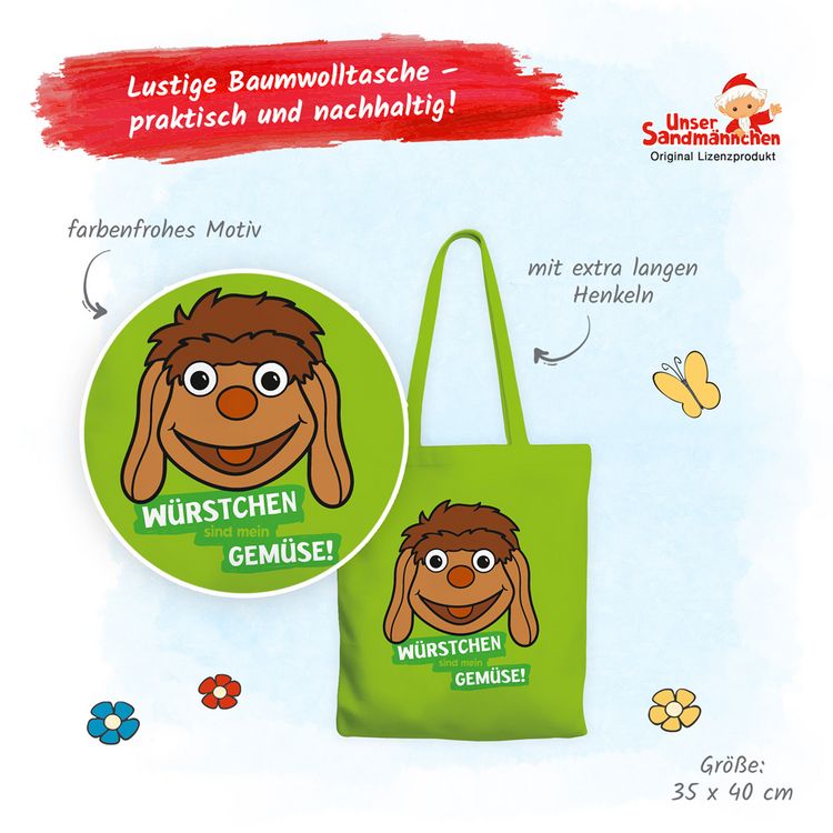 Produktbild: Tr&ouml;tsch Unser Sandm&auml;nnchen Stoffbeutel Moppi