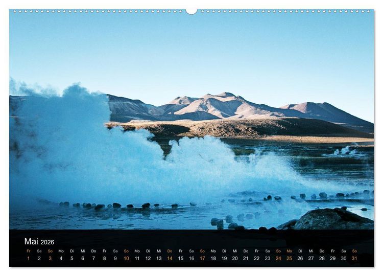 Produktbild: Atacama: Die W&uuml;ste im Norden Chiles (hochwertiger Premium Wandkalender 2026 DIN A2 quer), Kunstdruck in Hochglanz