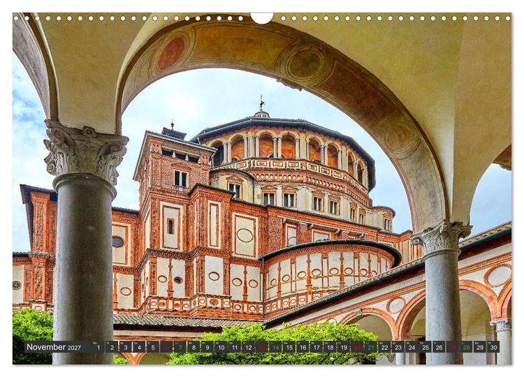 Produktbild: One Day Mailand (Wandkalender 2027 DIN A3 quer), CALVENDO Monatskalender