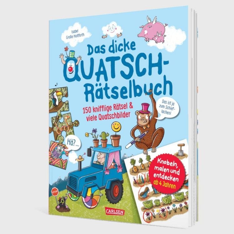 Produktbild: Das dicke Quatsch-R&auml;tselbuch