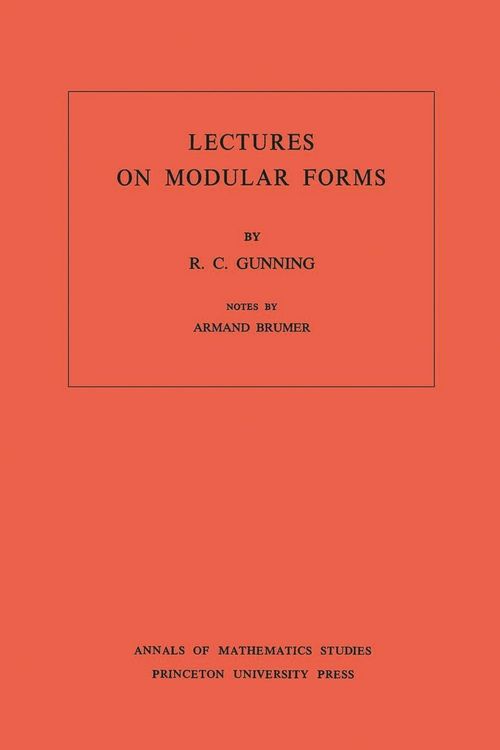 Produktbild: Lectures on Modular Forms. (AM-48), Volume 48