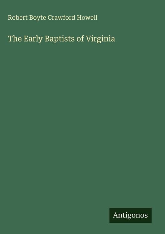 Produktbild: The Early Baptists of Virginia