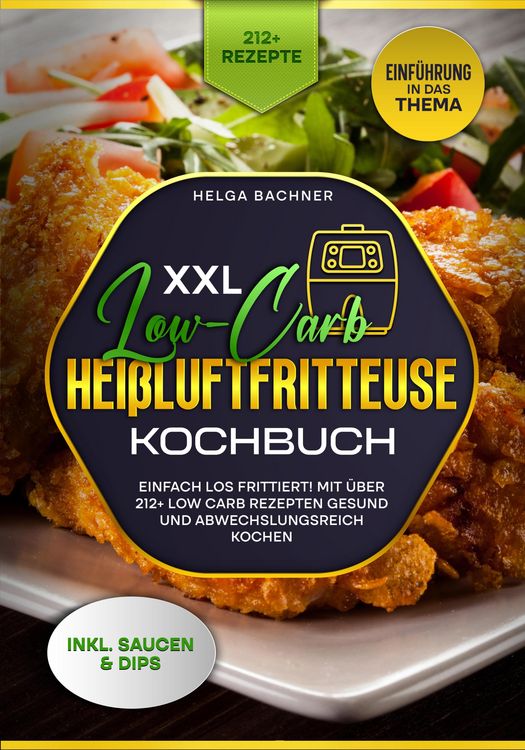 Produktbild: XXL Low-Carb Hei&szlig;lufrfritteuse Kochbuch