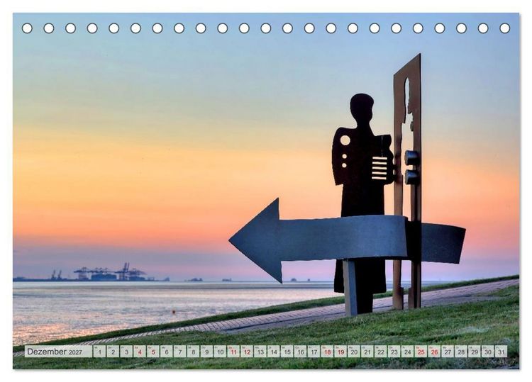 Produktbild: K&uuml;stenzauber Butjadingen (Tischkalender 2027 DIN A5 quer), CALVENDO Monatskalender