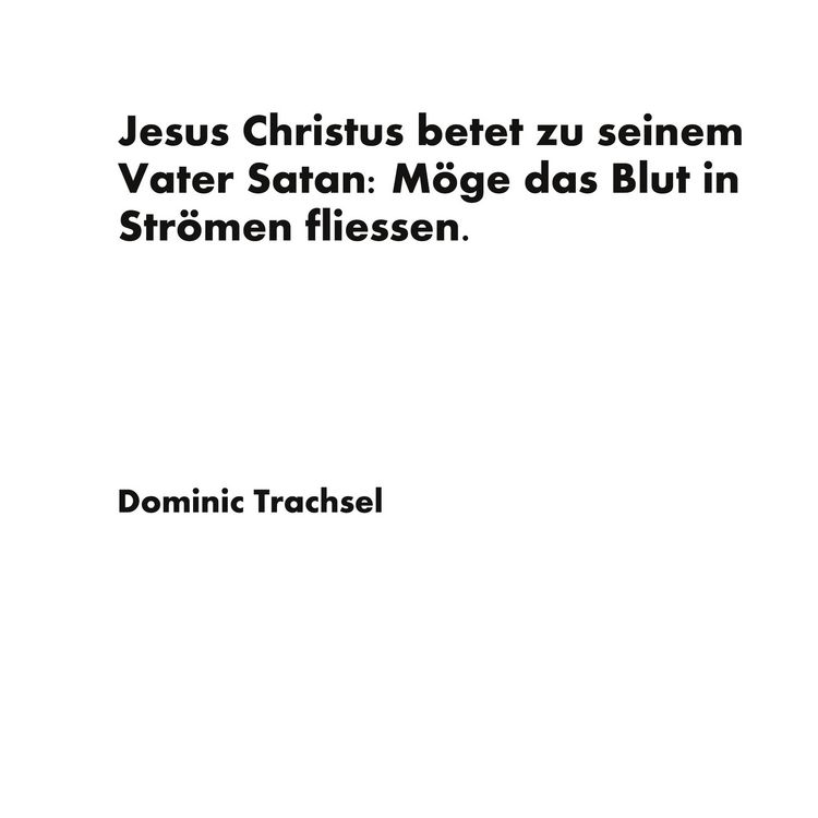 Produktbild: Jesus Christus betet zu seinem Vater Satan: M&ouml;ge das Blut in Str&ouml;men fliessen.