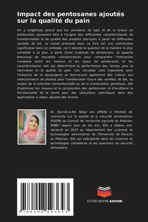 Produktbild: Impact des pentosanes ajout&eacute;s sur la qualit&eacute; du pain