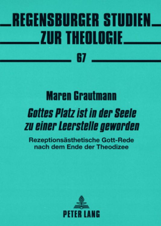 Produktbild: &laquo;Gottes Platz ist in der Seele zu einer Leerstelle geworden&raquo;