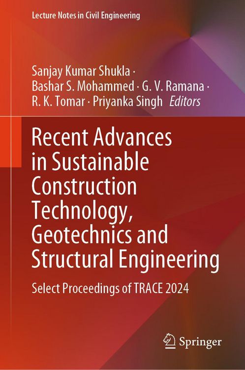 Produktbild: Recent Advances in Sustainable Construction Technology, Geotechnics and Structural Engineering