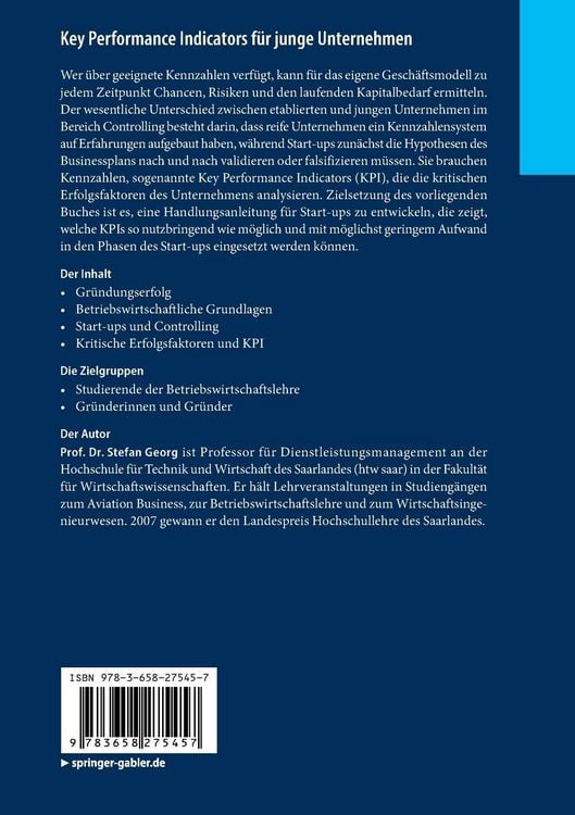 Produktbild: Key Performance Indicators f&uuml;r junge Unternehmen