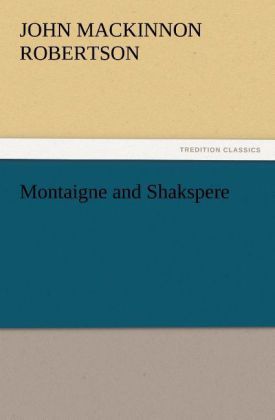 Produktbild: Montaigne and Shakspere