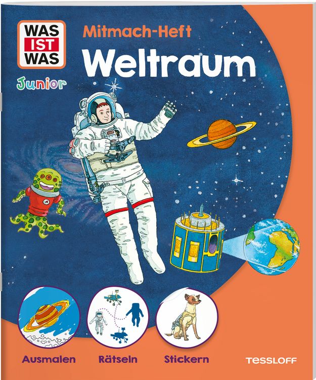 Produktbild: WAS IST WAS Junior Mitmach-Heft Weltraum
