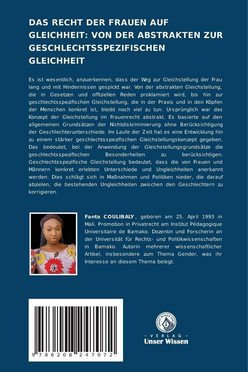 Produktbild: Das Recht der Frauen Auf Gleichheit: von der Abstrakten Zur Geschlechtsspezifischen Gleichheit