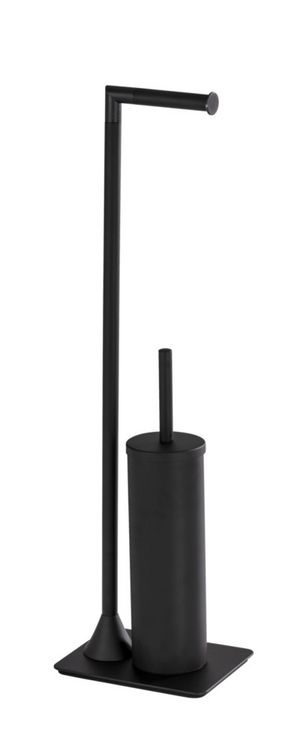 Produktbild: Stand WC-Garnitur Mod. Hella, Schwarz matt lackiert