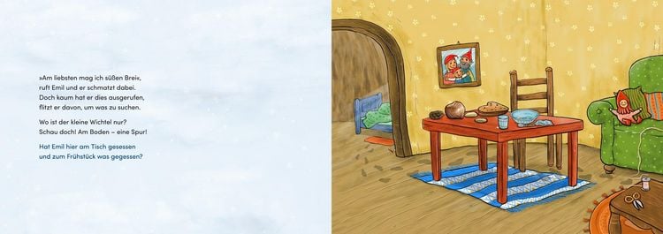 Produktbild: Wichtel Emil und der Weihnachtswirbel. Bilderbuch