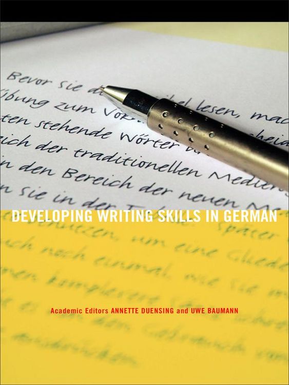 Produktbild: Developing Writing Skills in German