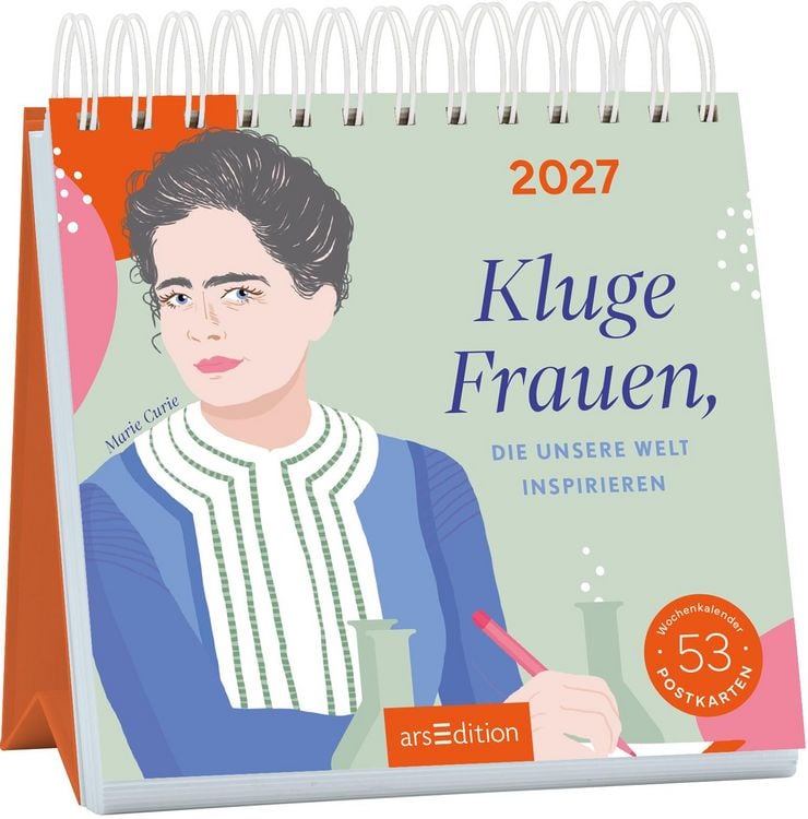 Produktbild: Postkartenkalender Kluge Frauen, die unsere Welt inspirieren 2027
