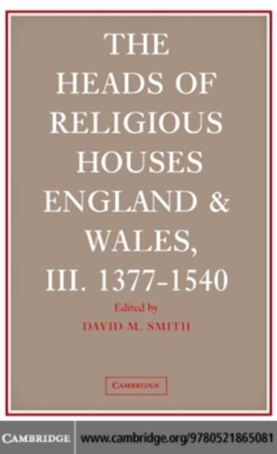 Produktbild: Heads of Religious Houses