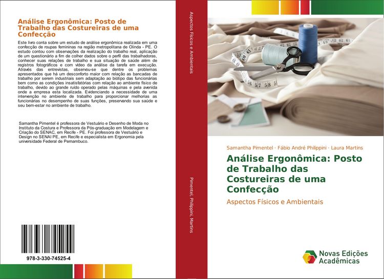 Produktbild: An&aacute;lise Ergon&ocirc;mica: Posto de Trabalho das Costureiras de uma Confec&ccedil;&atilde;o