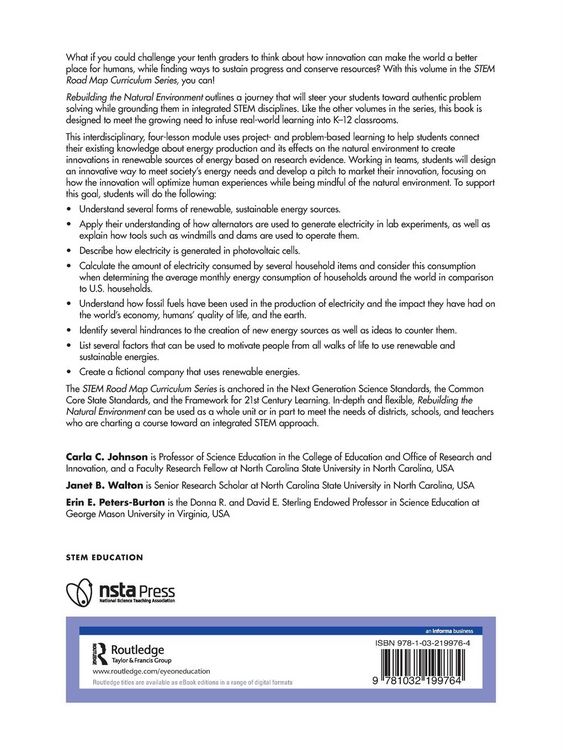 Produktbild: Rebuilding the Natural Environment, Grade 10