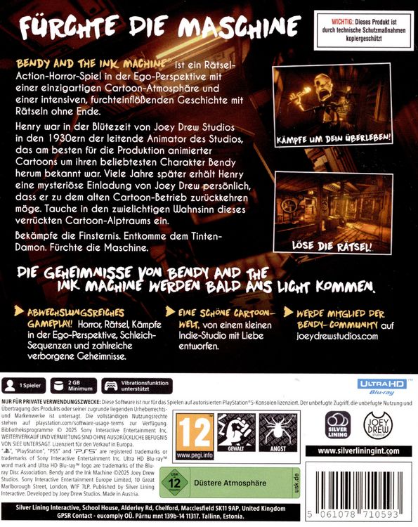 Produktbild: Bendy and the Ink Machine