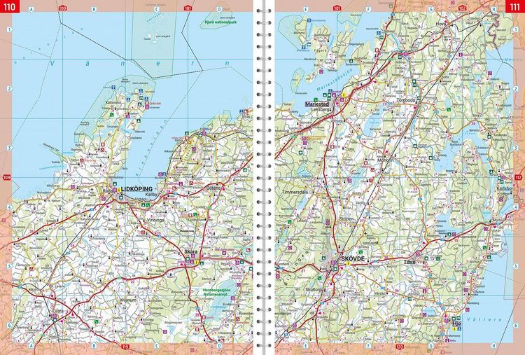 Produktbild: freytag & berndt Autoatlas Schweden. 1:250.000