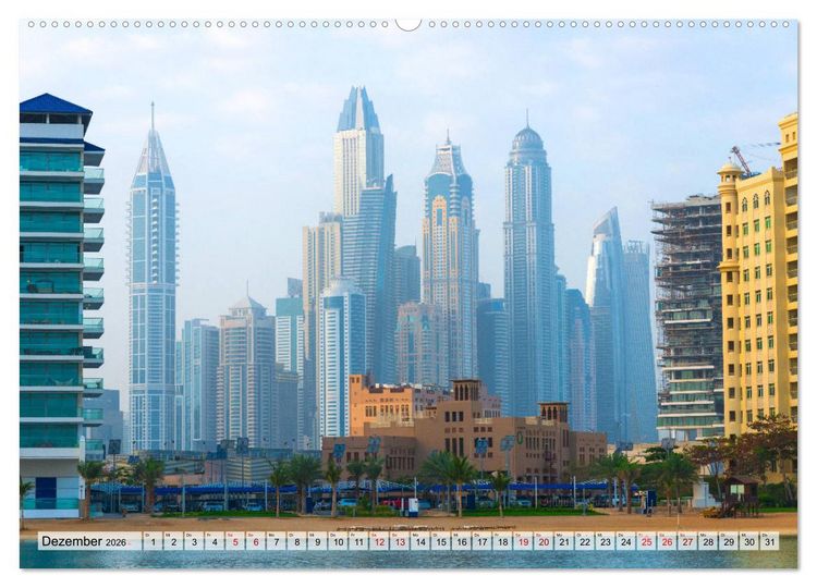 Produktbild: Dubai - Traumstadt der Scheichs (Wandkalender 2026 DIN A2 quer), CALVENDO Monatskalender