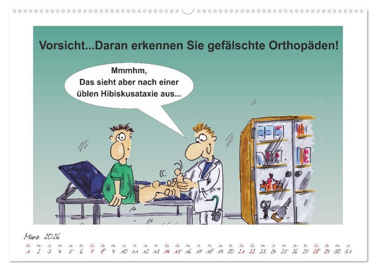 Produktbild: HANSELs kleiner Laufkalender (hochwertiger Premium Wandkalender 2026 DIN A2 quer), Kunstdruck in Hochglanz