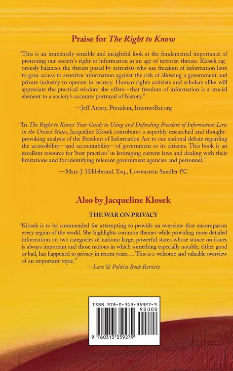 Produktbild: The Right to Know