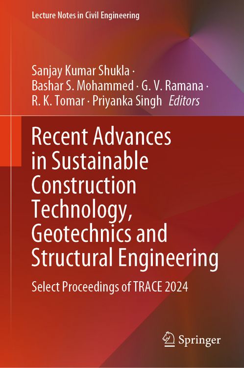 Produktbild: Recent Advances in Sustainable Construction Technology, Geotechnics and Structural Engineering