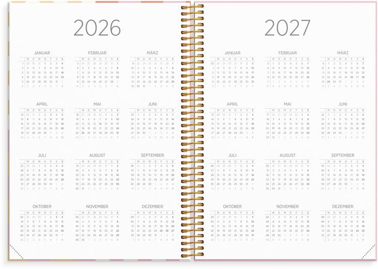 Produktbild: Organizer & Notes A5 Checkered 26/27 17M
