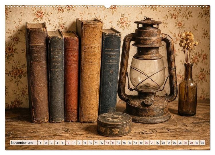 Produktbild: Nostalgische Augenblicke (Wandkalender 2027 DIN A2 quer), CALVENDO Monatskalender