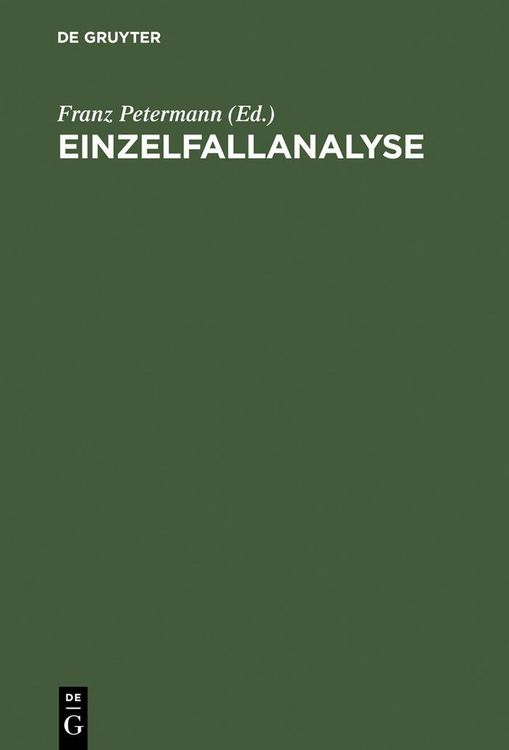 Produktbild: Einzelfallanalyse