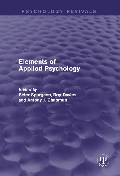 Produktbild: Elements of Applied Psychology