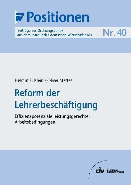 Produktbild: Reform der Lehrerbesch&auml;ftigung