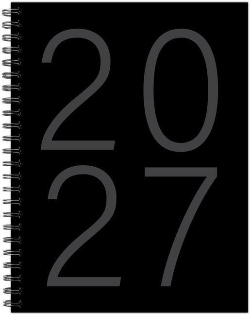 Produktbild: Black 2027 6.5 X 8.5 Weekly Monthly Softcover Planner