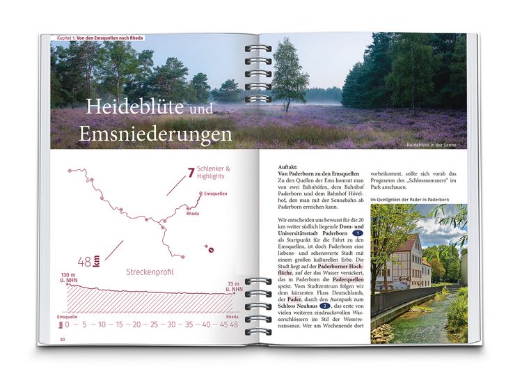 Produktbild: KOMPASS Radreisef&uuml;hrer EmsRadweg