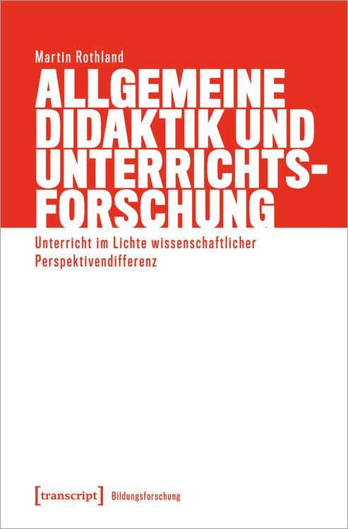 Produktbild: Allgemeine Didaktik und Unterrichtsforschung