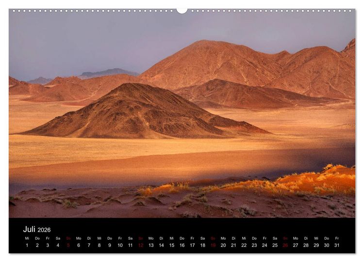 Produktbild: Das Licht Namibias (hochwertiger Premium Wandkalender 2026 DIN A2 quer), Kunstdruck in Hochglanz