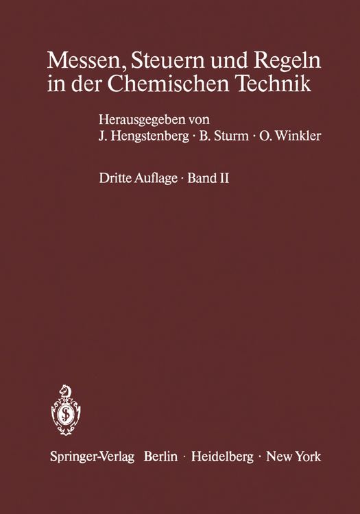 Produktbild: Messen, Steuern und Regeln in der Chemischen Technik