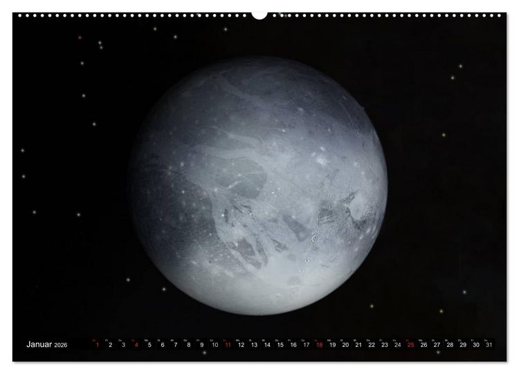 Produktbild: Sonne, Monde und Planeten (hochwertiger Premium Wandkalender 2026 DIN A2 quer), Kunstdruck in Hochglanz